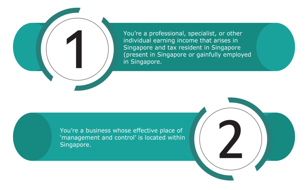 eligibility for availing tax relief via singapore dtas