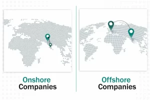 Difference between onshore and offshore