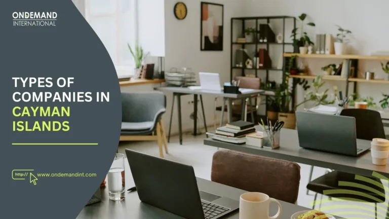 types of companies in cayman islands