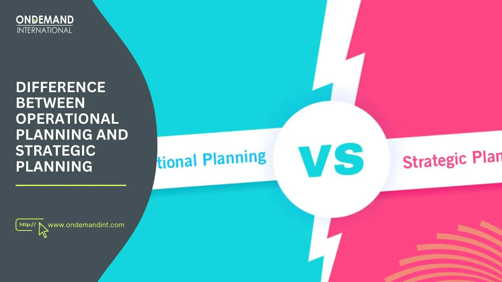 difference between operational planning and strategic planning