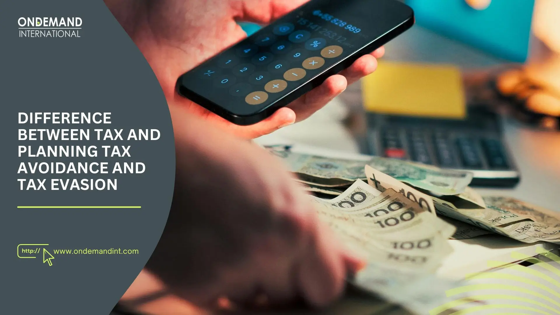 difference between tax and planning tax avoidance and tax evasion