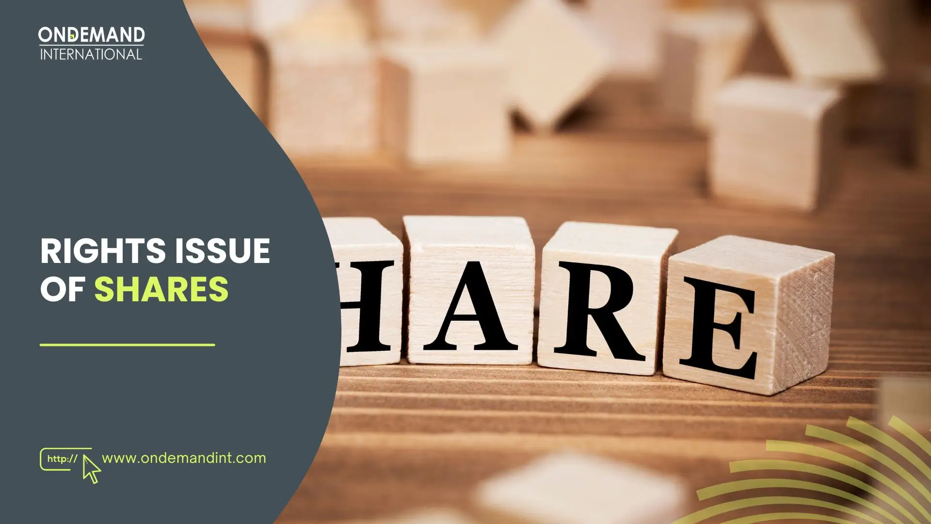 rights issue of shares