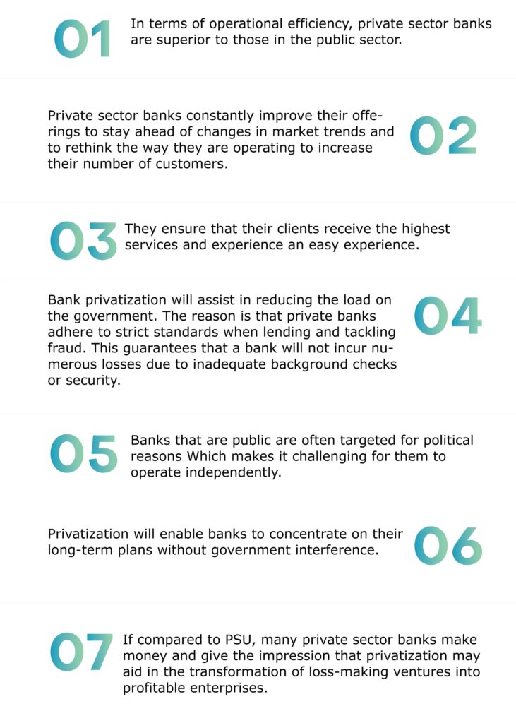 Benefits of Privatization Of Public Sector Banks