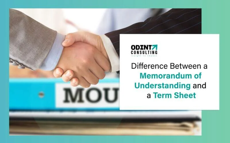 difference between a memorandum of understanding and a term sheet