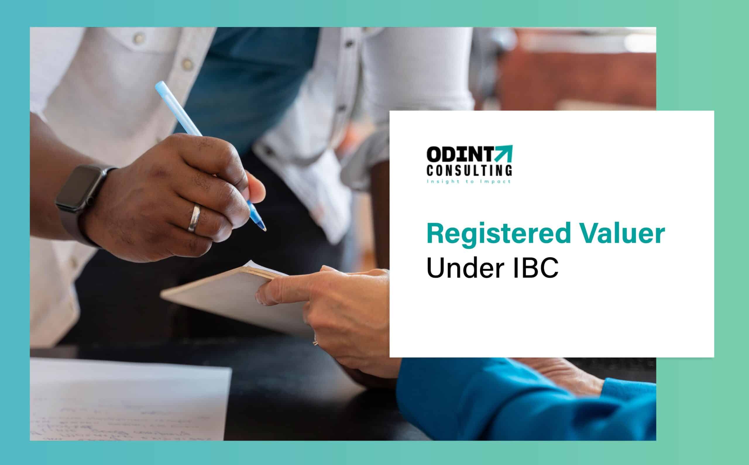 Registered Valuer under IBC: History, Qualification & Procedure