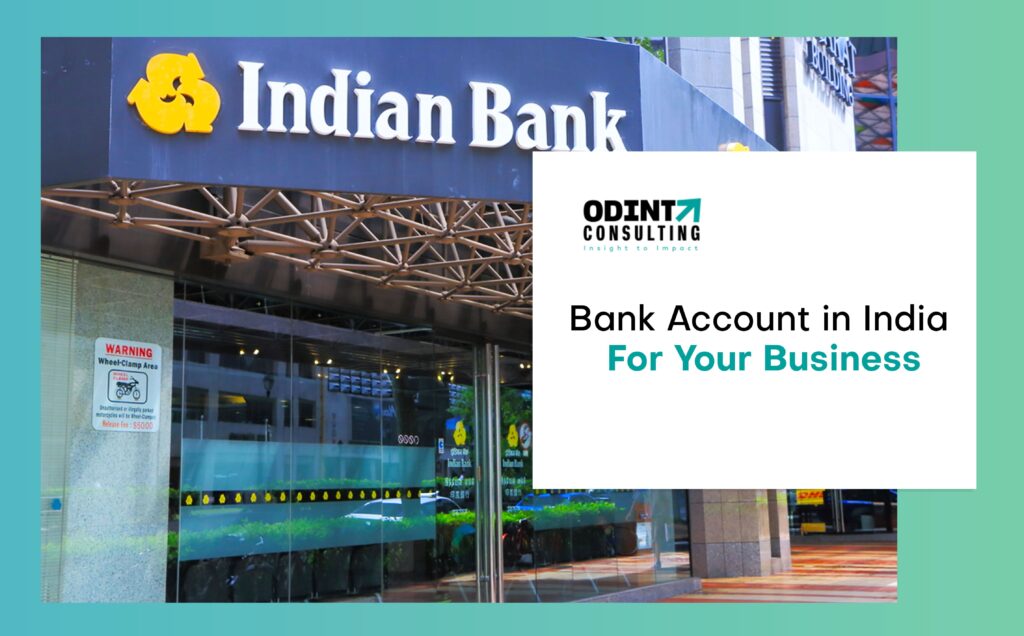 open a bank account in india for your business