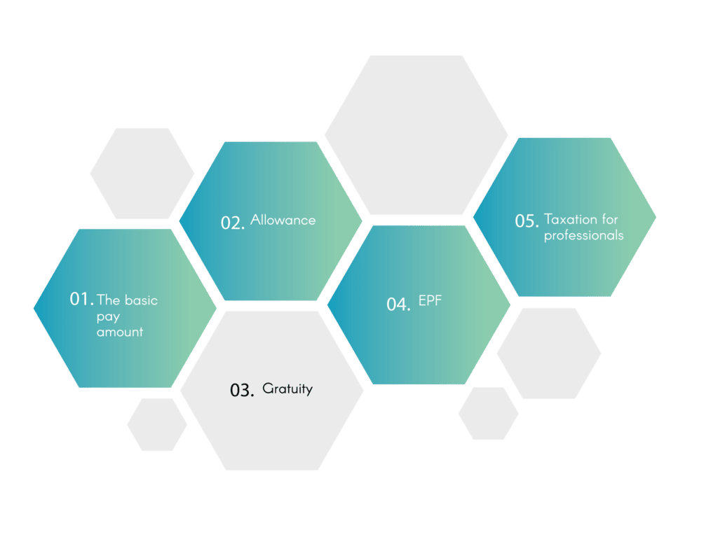 crucial elements of salary structure in india