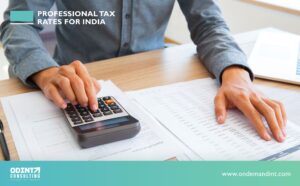 Professional Tax Rates For India