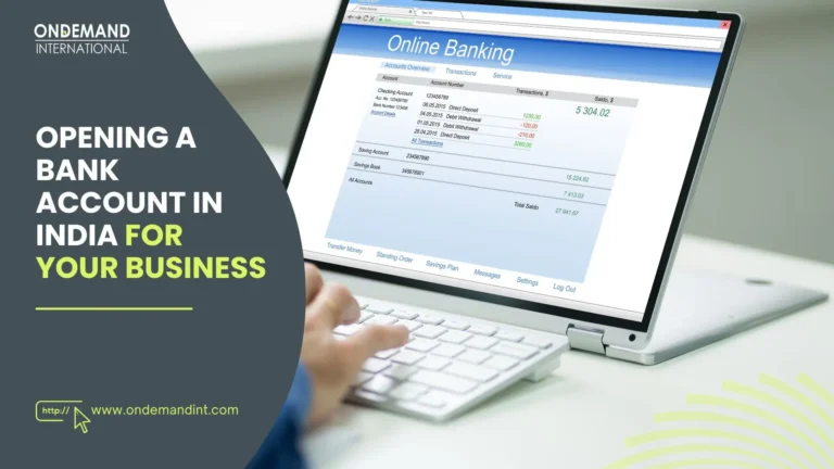 open a bank account in india for your business