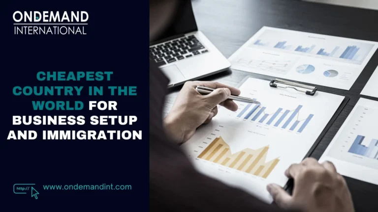 cheapest country in the world for business setup and immigration