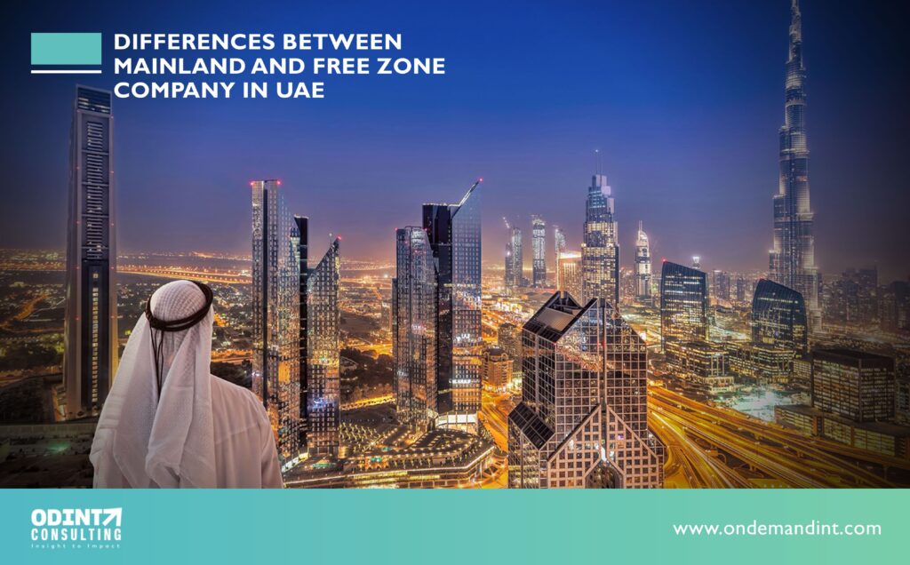 Differences Between Mainland And Free Zone Company In UAE