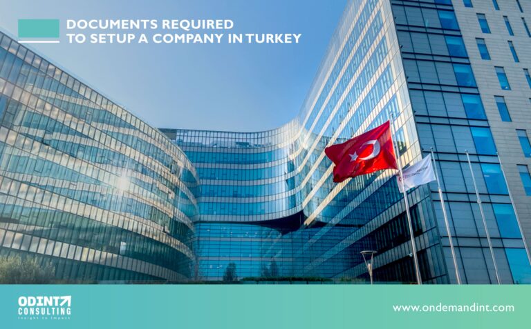 Documents required to setup a company in Turkey