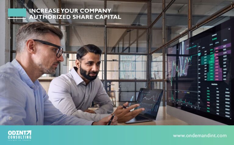 Increase Your Company Authorized Share Capital