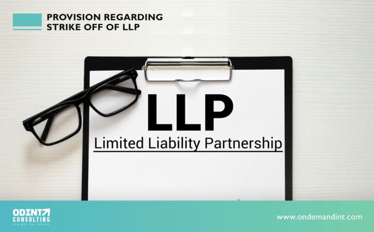 Provision Regarding Strike Off Of LLP