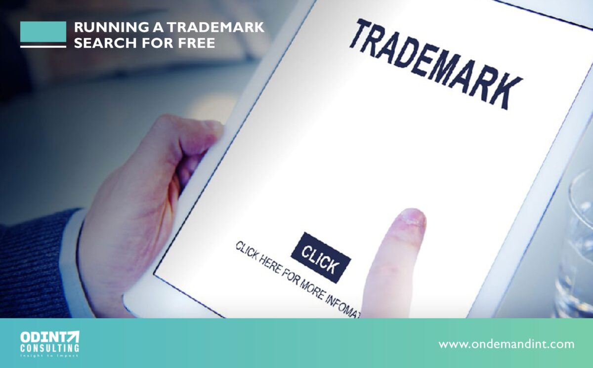 View of Running a Trademark Search for Free in 3 steps: General Overview