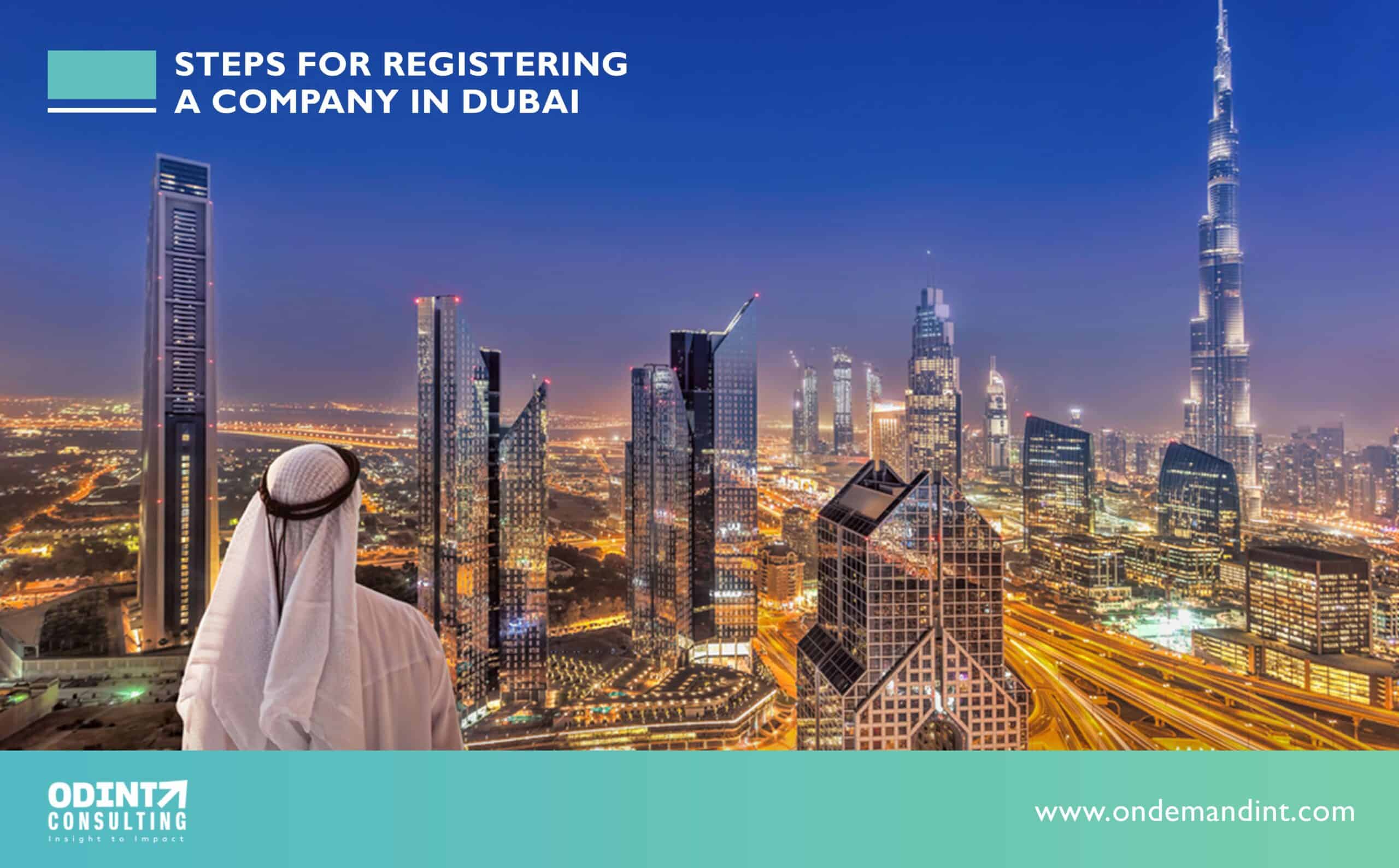 Steps for Registering A Company in Dubai