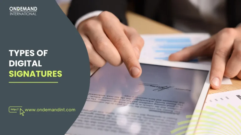 types of digital signatures