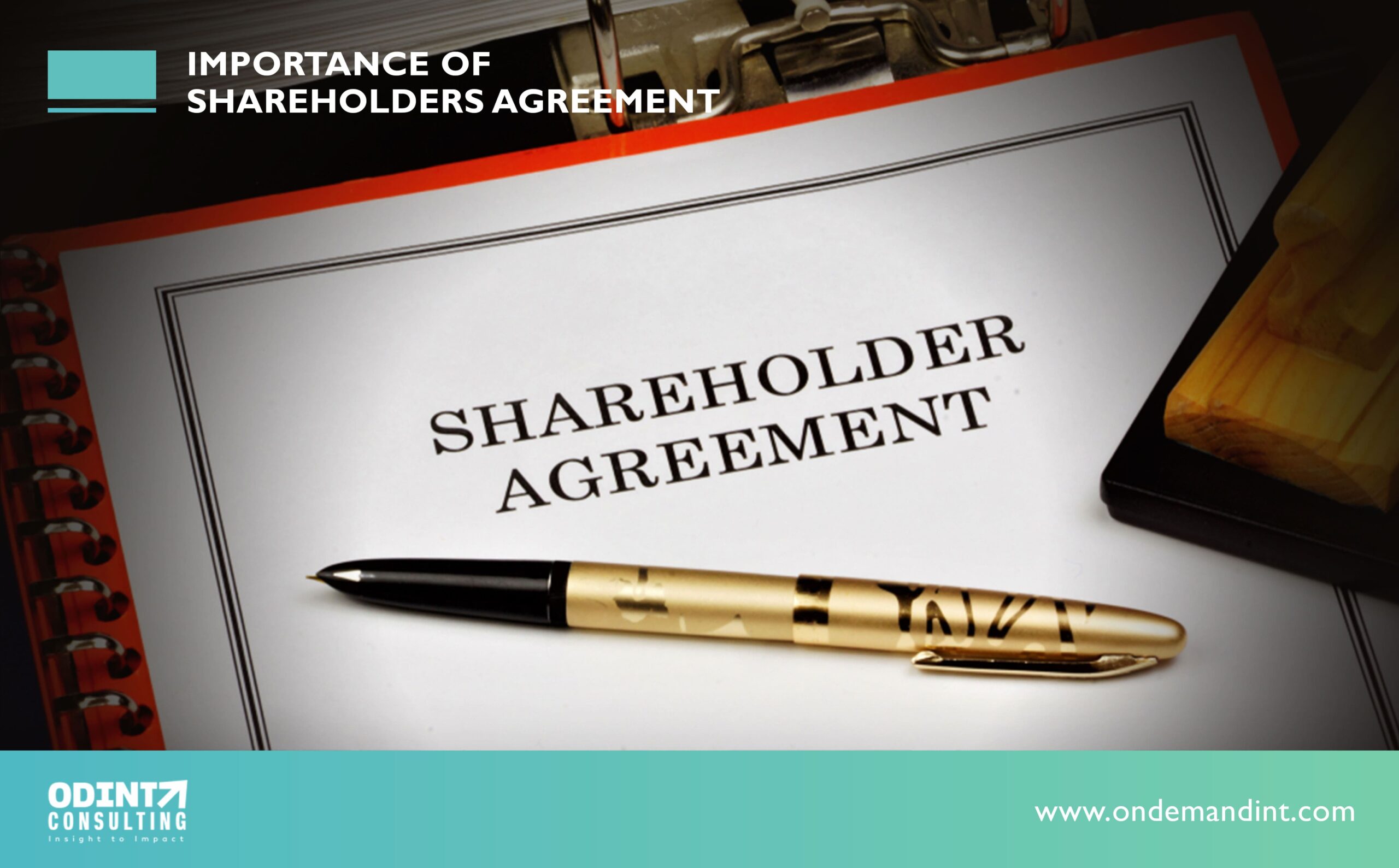 8 Importance of Shareholders Agreement