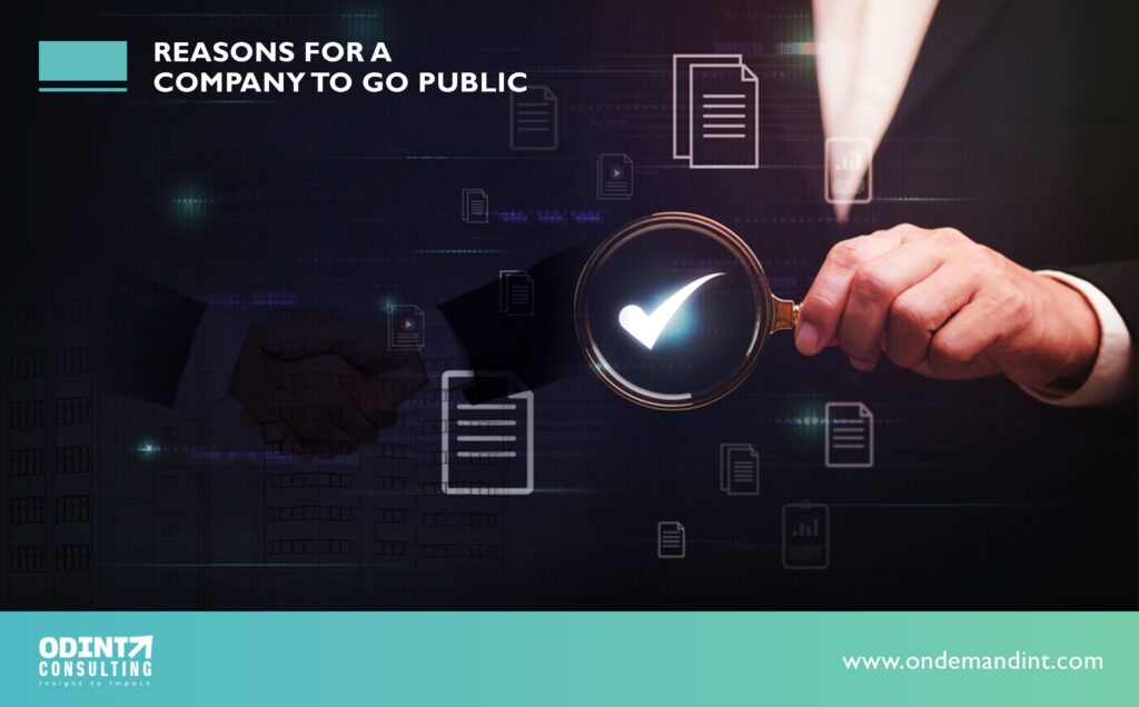 reasons for a company to go public