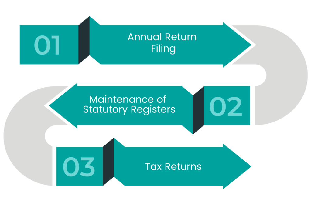 post-incorporation compliance requirement for a public limited company in ireland