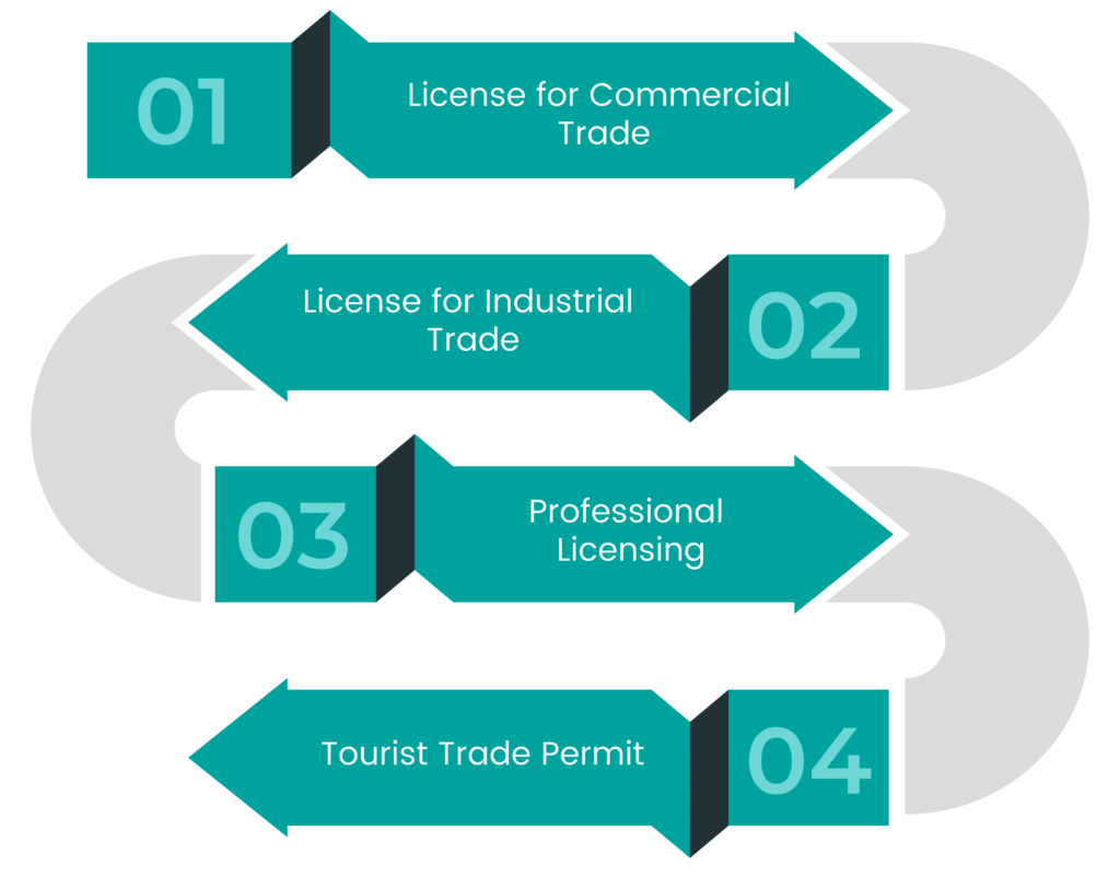 types of business license in dubai