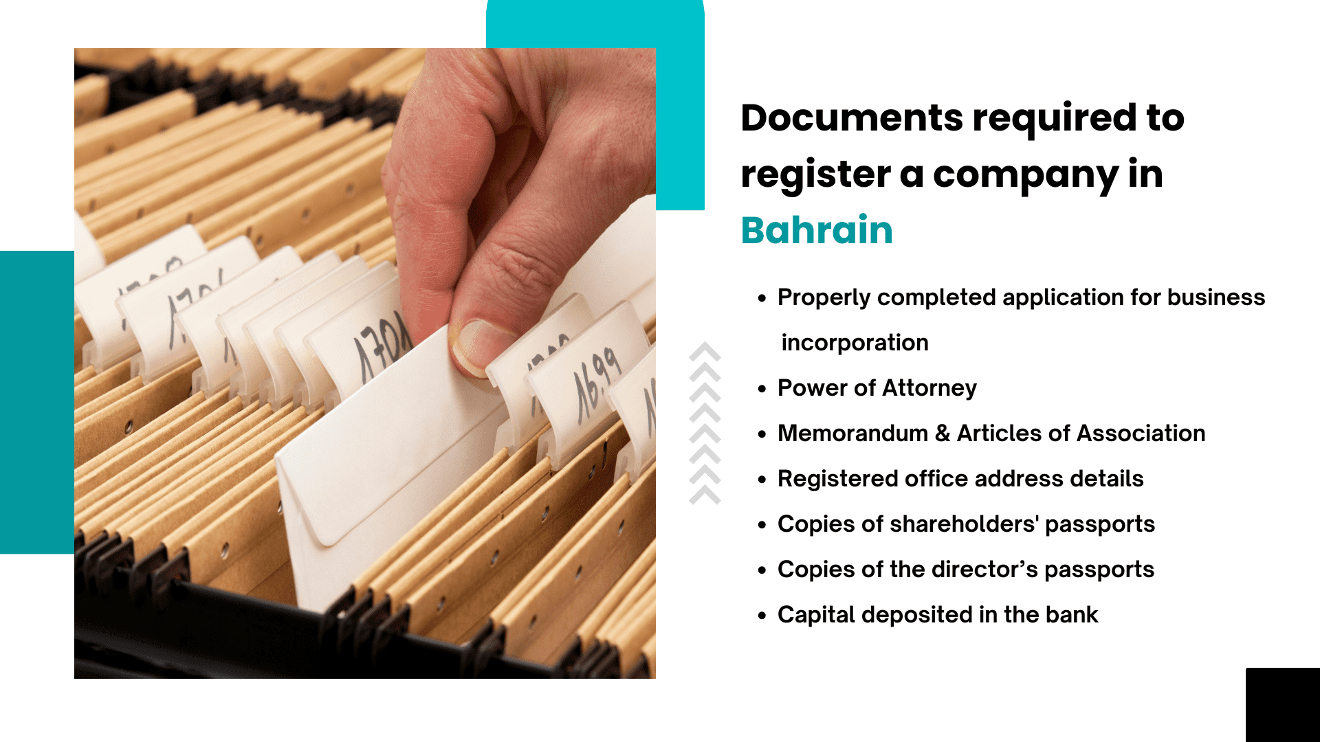 documents required to register a company in bahrain