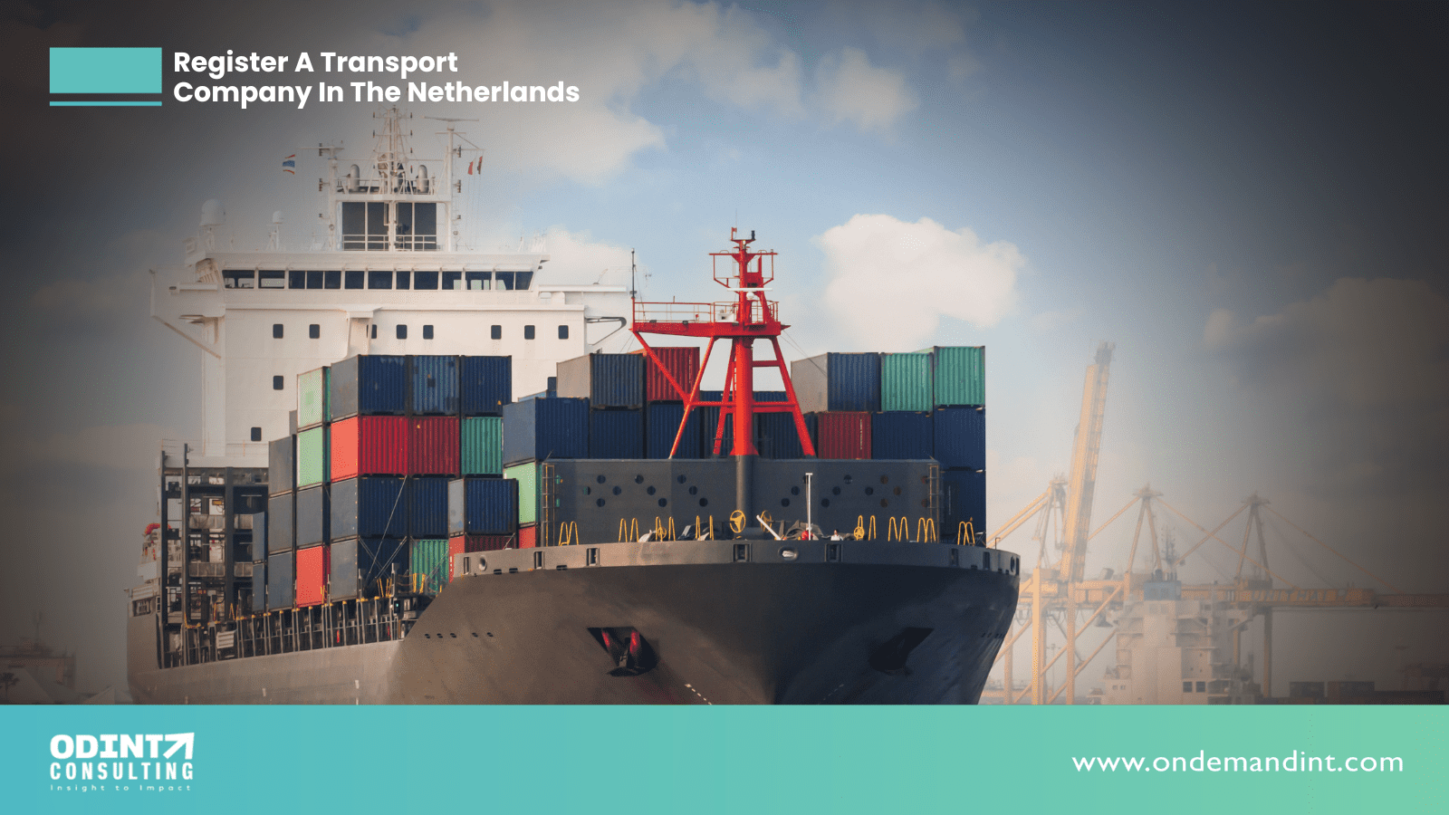 Register A Transport Company In The Netherlands: Process, Documents & Advantages