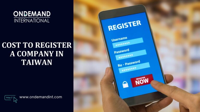 cost to register a company in taiwan
