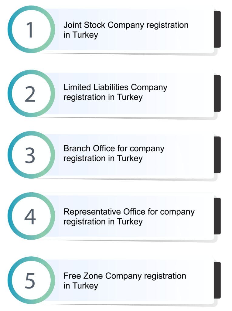 Business Structures for Company Registration in Turkey