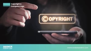 copyright a company logo