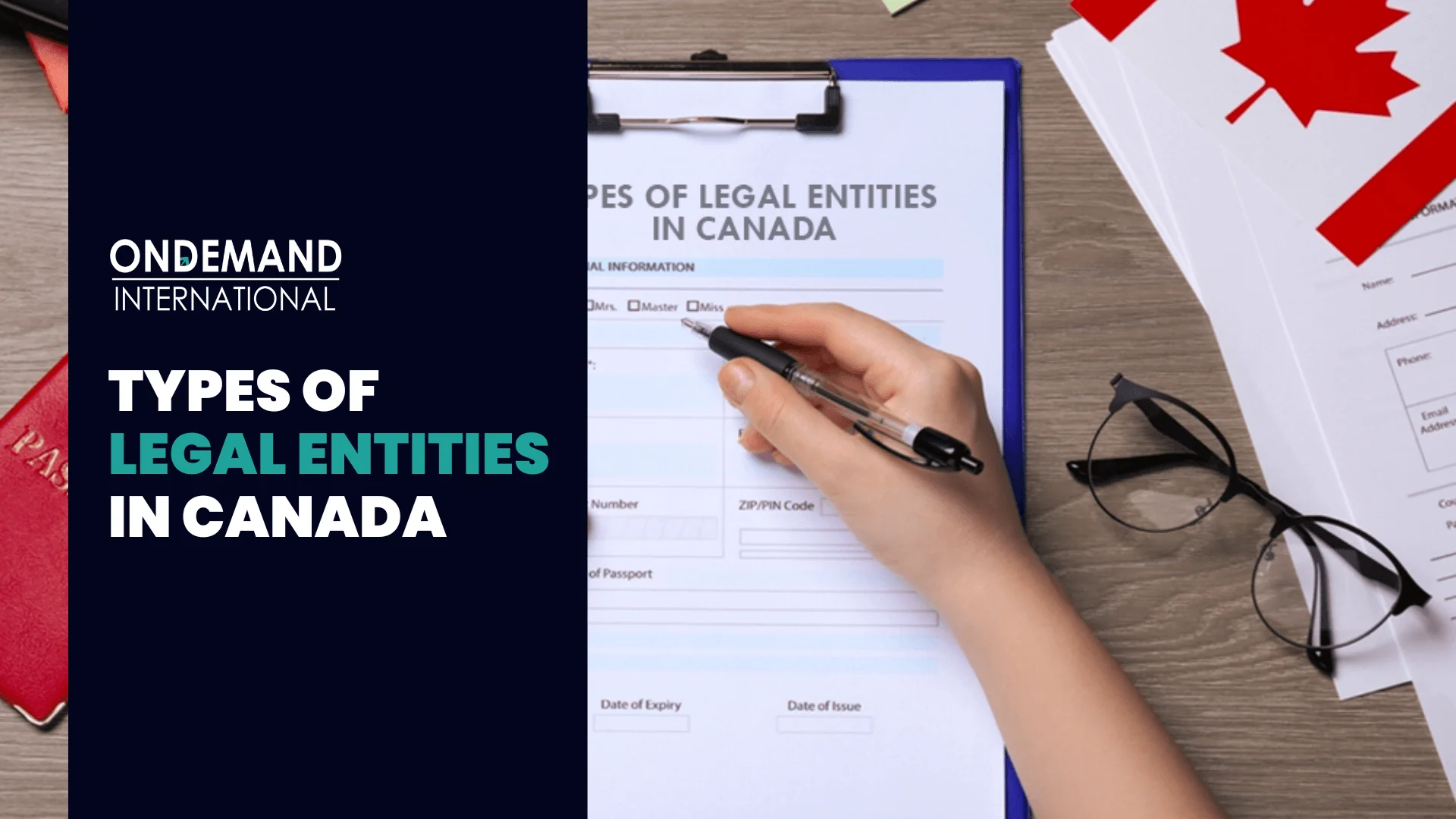 types of legal entities in canada