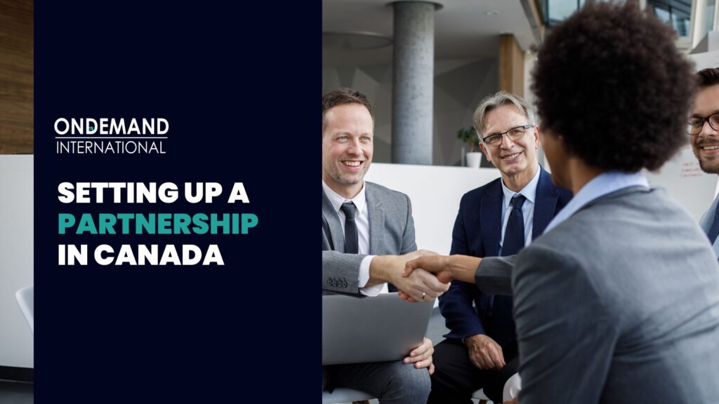 Setting Up A Partnership In Canada