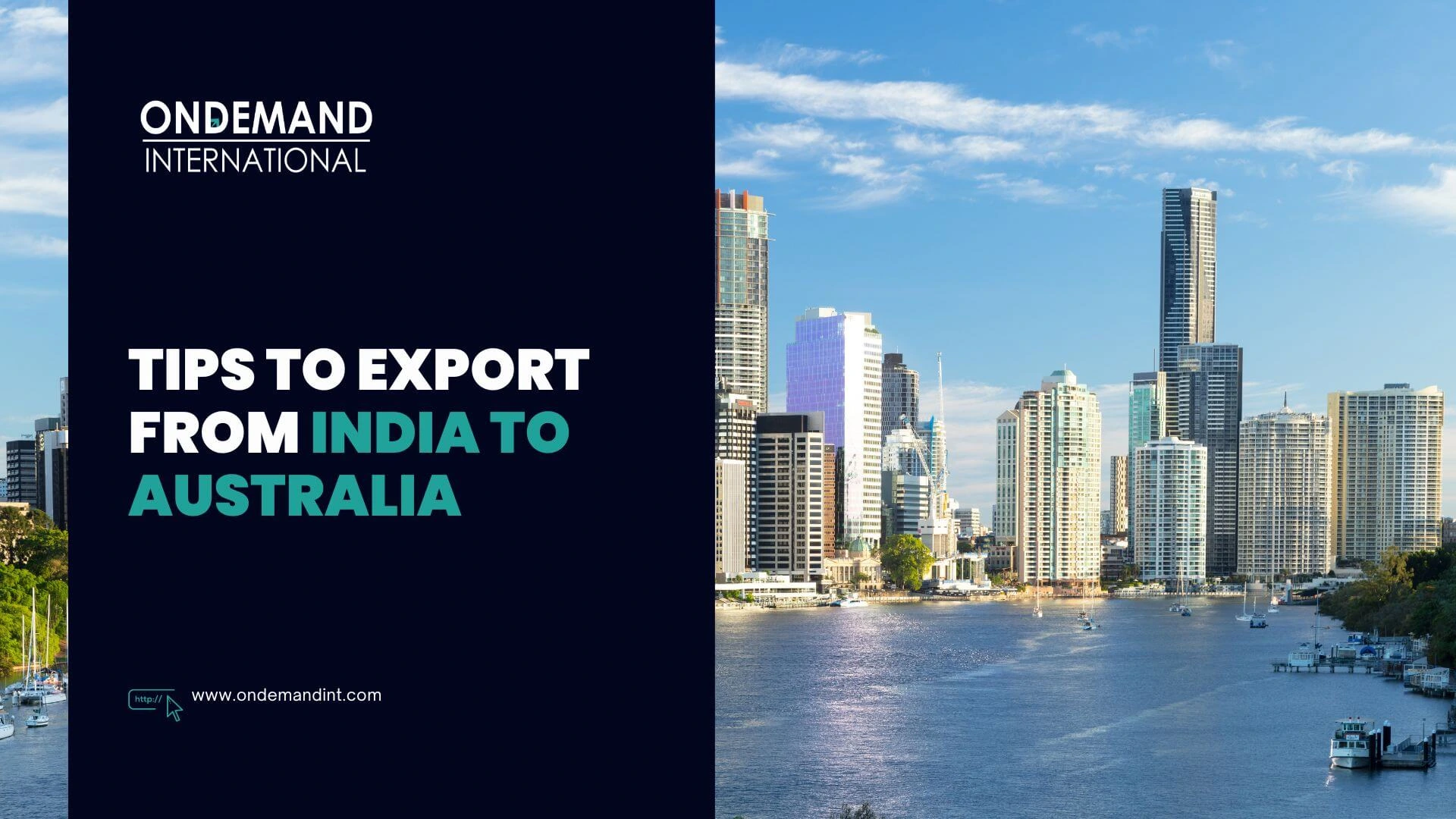 tips to export from india to australia