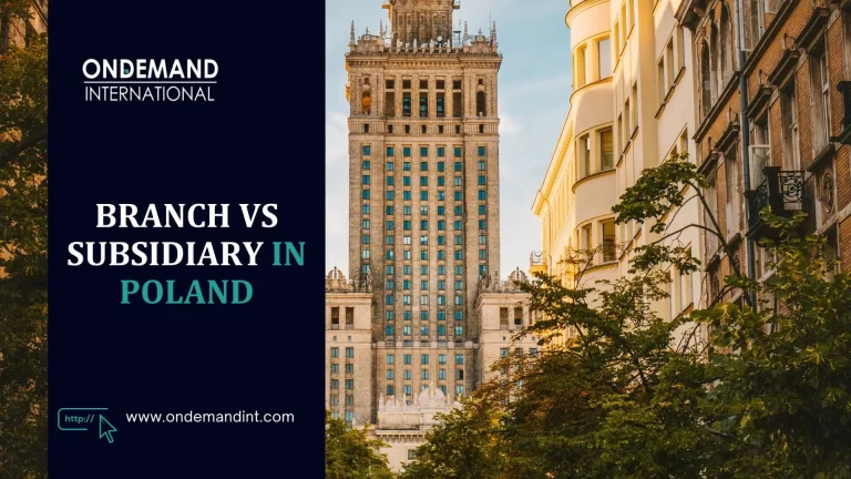 branch vs subsidiary in poland
