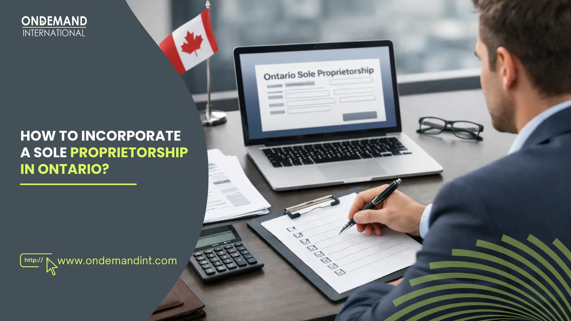 Incorporate a Sole Proprietorship in Ontario