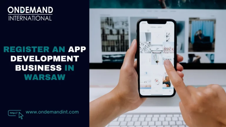 register an app development business in warsaw