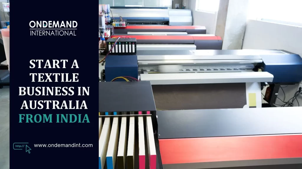 start a textile business in australia from india
