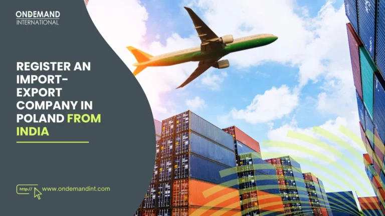 register an import-export company in poland from india