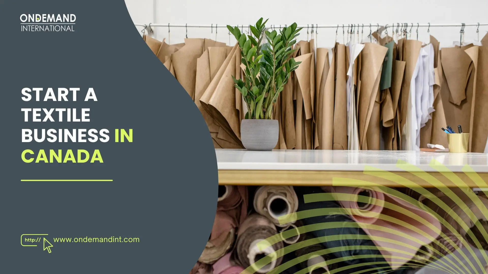 start a textile business in canada