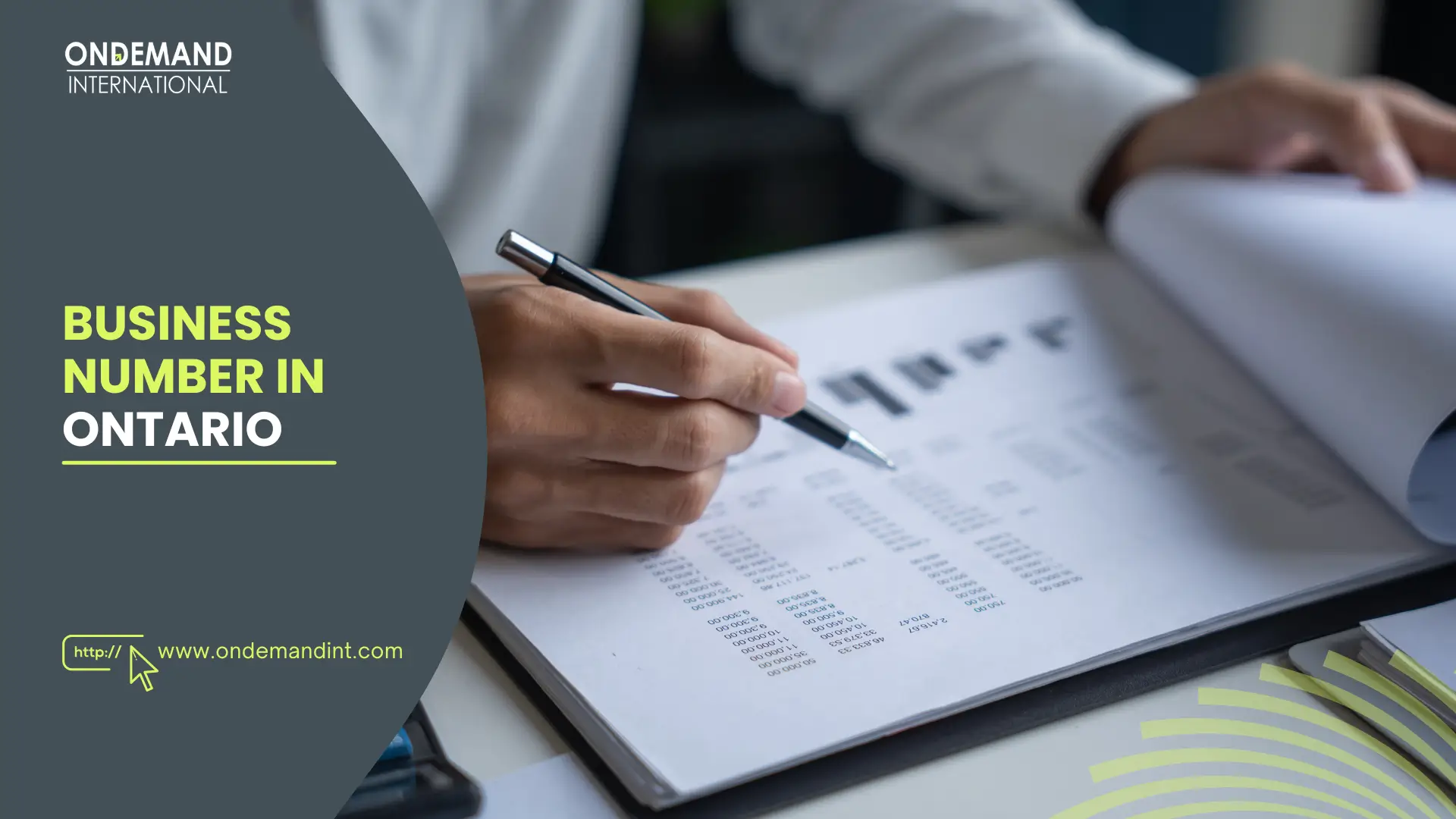 Business Number in Ontario