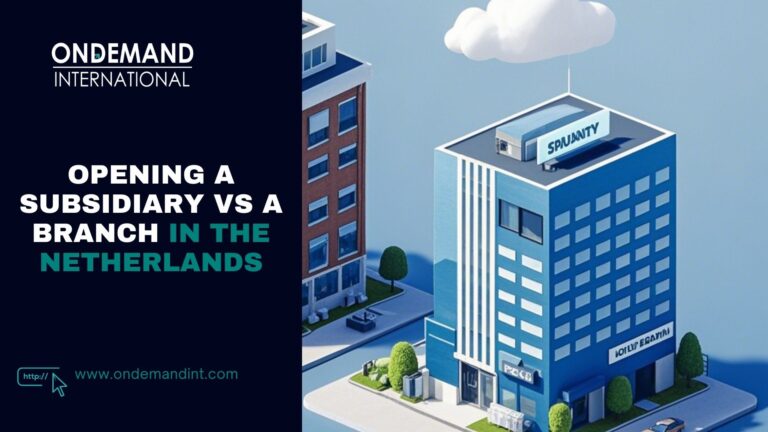 opening a subsidiary vs a branch in the netherlands