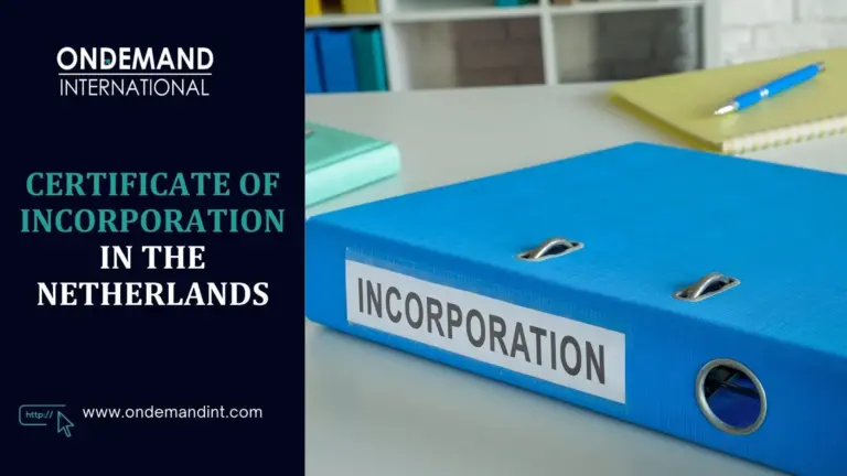 certificate of incorporation in the netherlands
