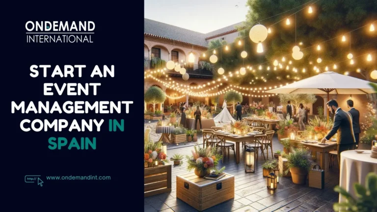 start an event management company in spain