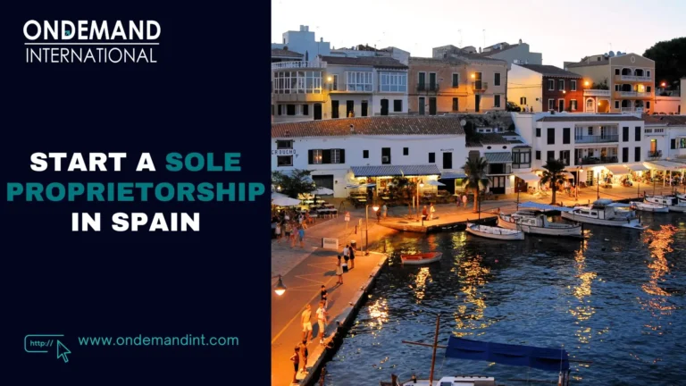 start a sole proprietorship in spain