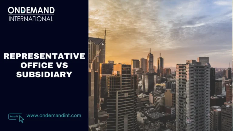 representative office vs subsidiary