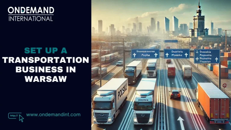 set up a transportation business in warsaw