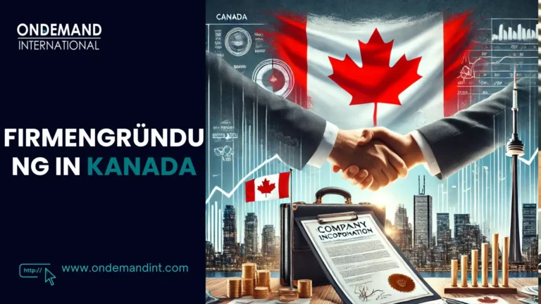 Firmengründung in Kanada