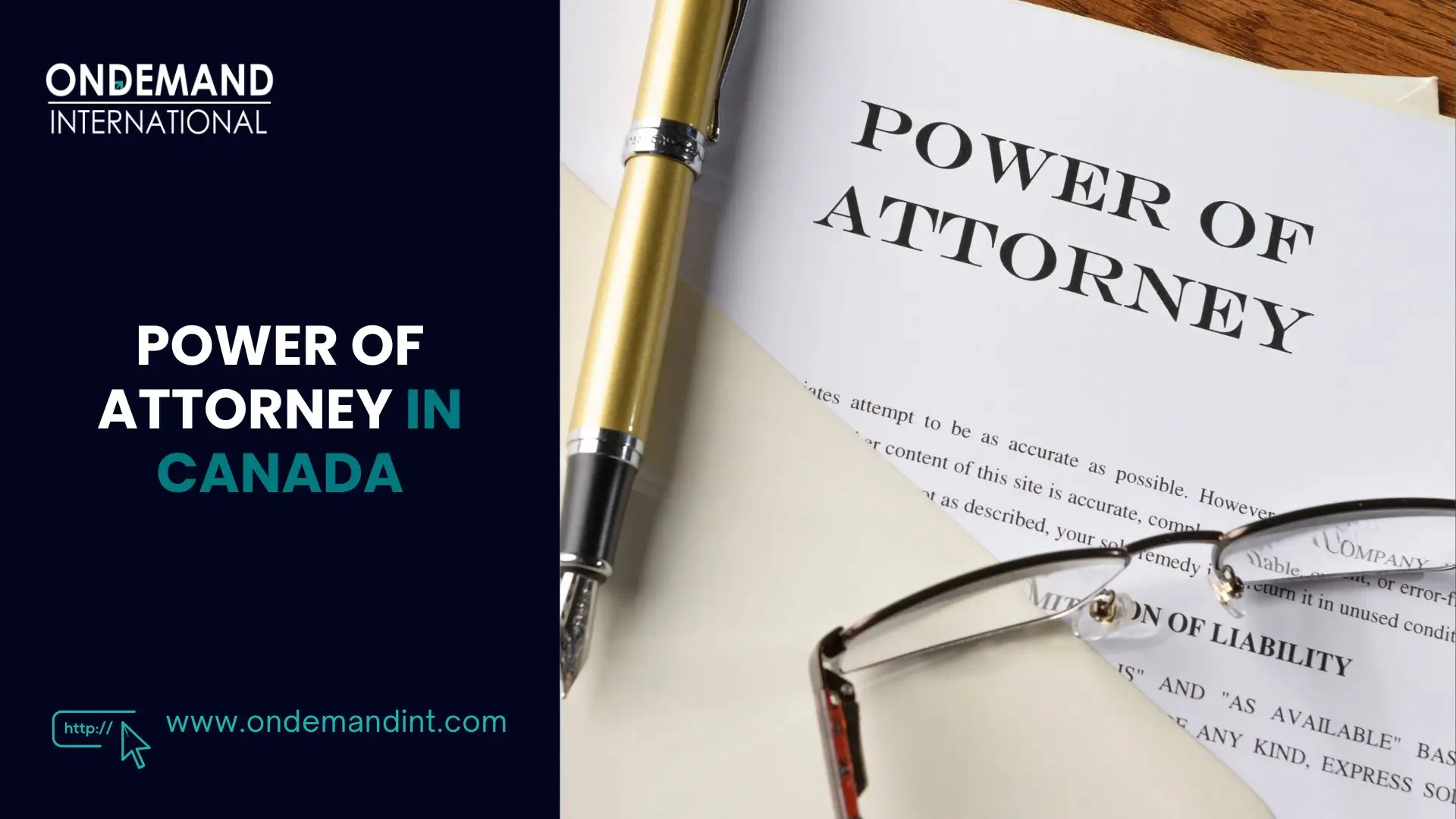 power of attorney in canada