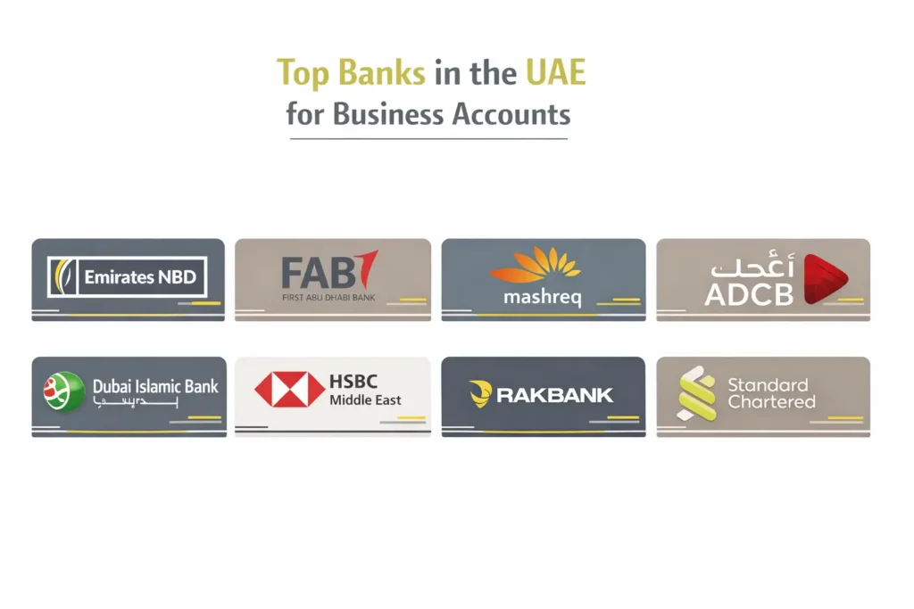 8 best banks in the uae for buiness accounts