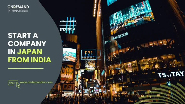 start a company in japan from india